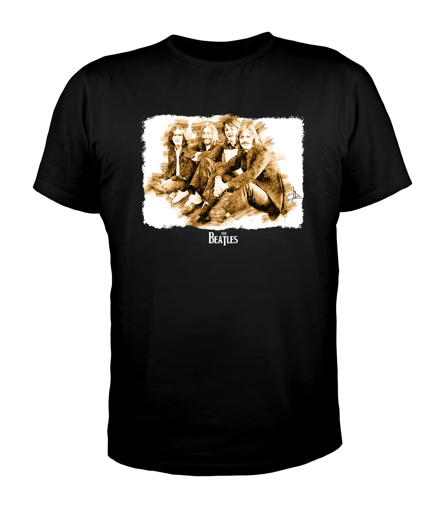 BEATLES Grass (SEPIA) - T-Shirt