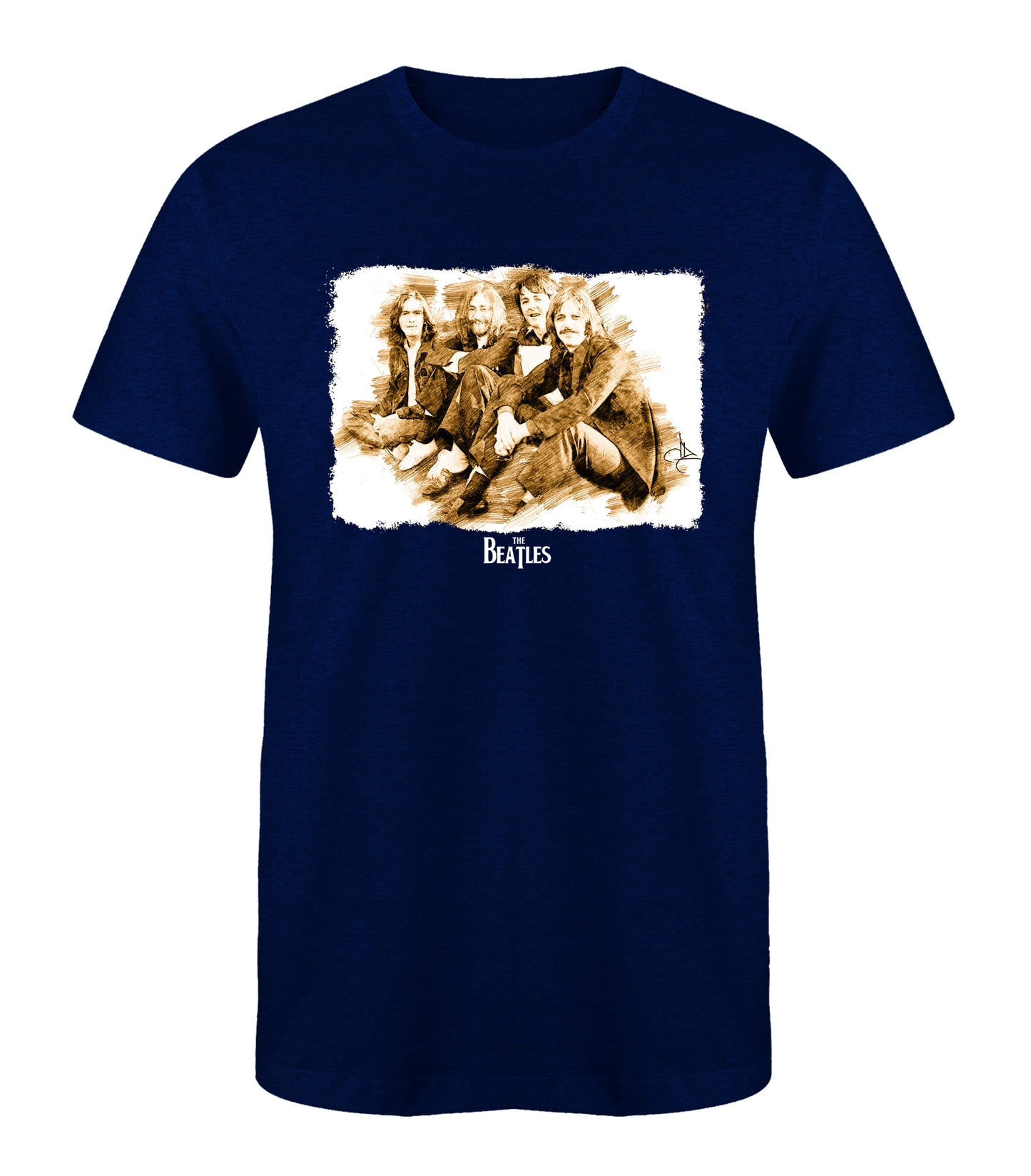 BEATLES Grass (SEPIA) - T-Shirt