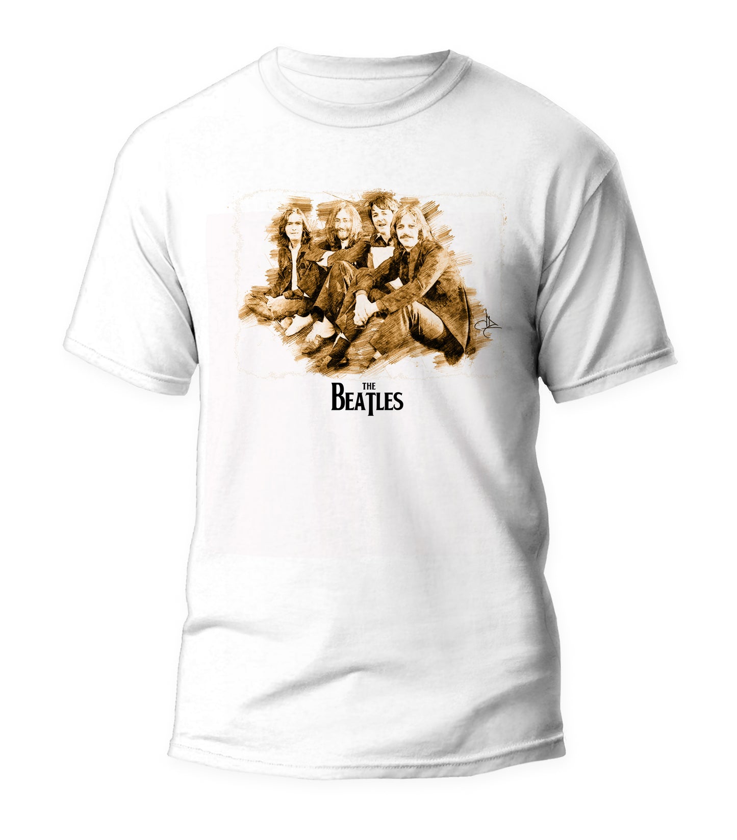 BEATLES Grass (SEPIA) - T-Shirt