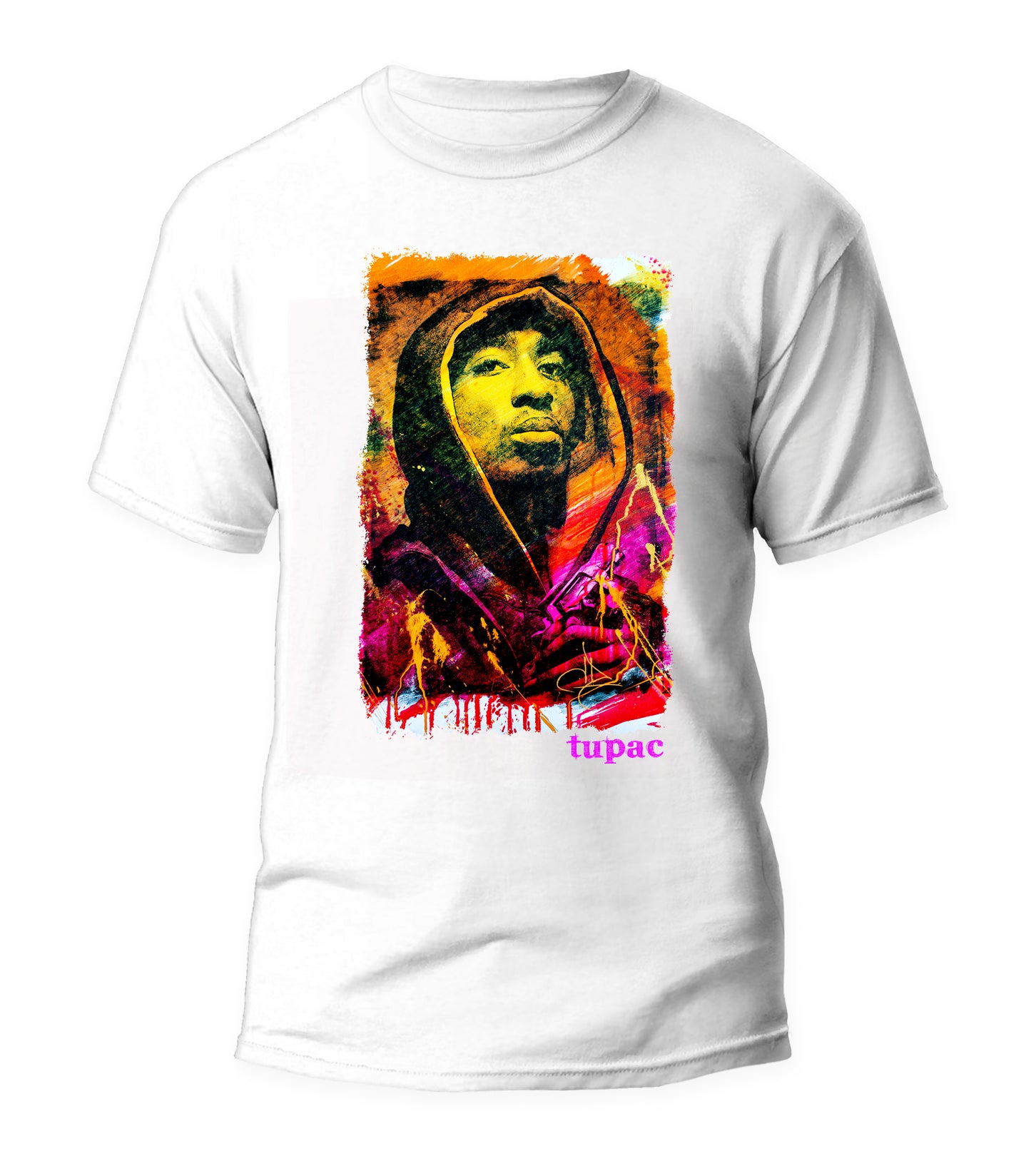 TUPAC 'PEACE' - color - T-Shirt